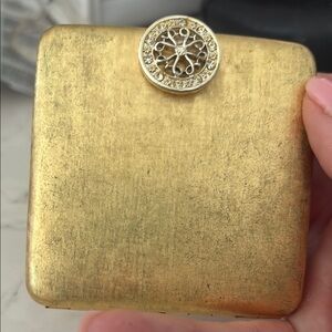 Avon Gold Brooch with Ornate Detailing